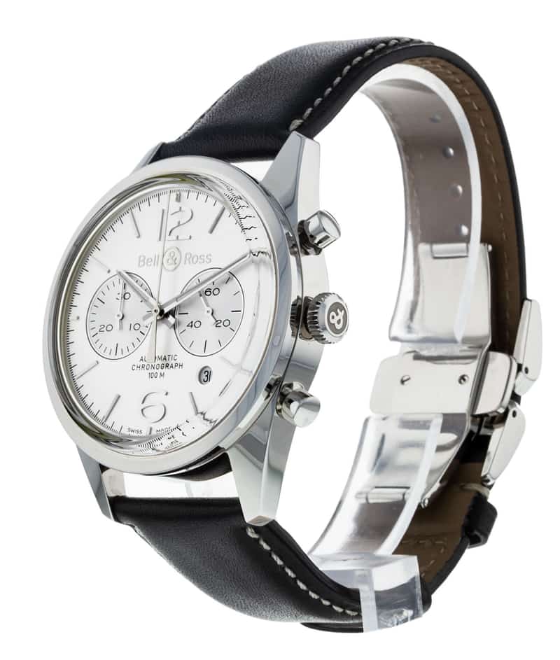 Bell and Ross Vintage 126 BRG126-WH-ST/SCR/2